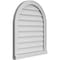 Ekena Millwork Round Top Surface Mount PVC Gable Vent w/ 2"W x 2"P Brickmould Sill Frame, 24"W x 28"H GVPRT24X2803SN - alternate 4